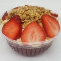 16 oz. Acai Berry Bowl · Organic acai blended with strawberry, blueberry, banana and almond milk. Topped with granola...