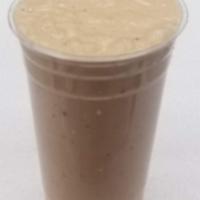 Chocolate · Blended with your yogurt choice , Chocolate, fat free milk  & ice