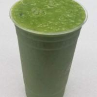 Green Detox Smoothie · Kiwi, Banana, Pineapple, Celery, and Spinach