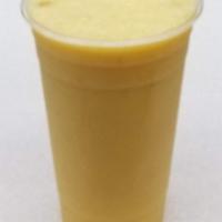  Mango Orange Banana Smoothie · fruits blended with ice