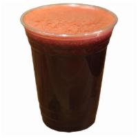 Hangover Killer · Apple, Lemon, Beets, Ginger, Carrot.