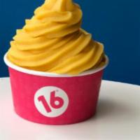 So Fresh Mango Sorbetto · It taste like a perfectly ripe mango, but it's smooth and creamy and frozen and just... Ahh!...