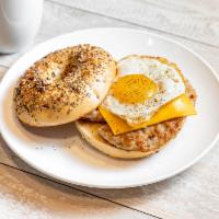BEC Sandwich · Breakfast Meat, 2 Eggs, Cheese on Your Choice of Bread