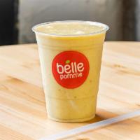 Tropical Life Smoothie · Passionfruit, mango, banana, coconut, coconut water, lime juice and dates.  16 oz.
