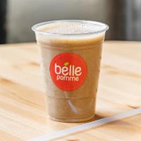 B.P. Buzz Smoothie · banana, date, cinnamon powder, peanut butter, coffee cold brew, and oat milk.  16 oz.