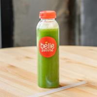 Refresh Juice · Kale, cucumber, lemon and apple.  12 oz.