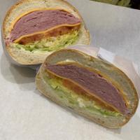 Ham Sandwich · includes lettuce, tomatoes, American cheese and mayonnaise on a roll