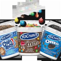 YoCrunch · Yogurt with toppings.