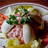 Herring Salad · Herring, beets, potatoes, and 6 other ingredients make up this traditional dish.