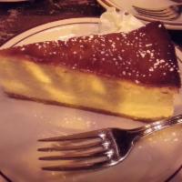 Cheesecake · A delicious slice of New York-style cheesecake.