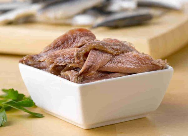 Anchovies · Anchovy fillets. 30 cal.