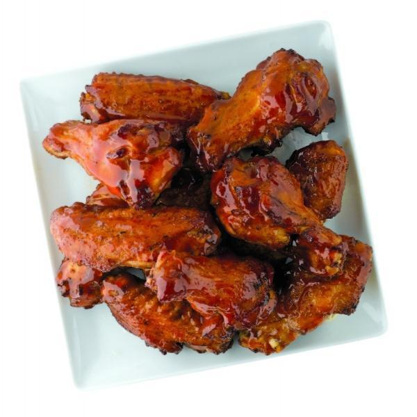 BBQ Wings · We never just wing it with Papa John’s BBQ wings. Our made-to-order, bone-in wings are oven-baked and covered in a thick and bold smokehouse-style BBQ sauce. Includes your choice of dipping sauce.