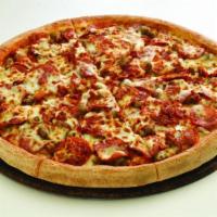 The Meats Original Crust Pizza · Meet The Meats pizza, and say hello to a masterpiece of hearty, high-quality meats including...