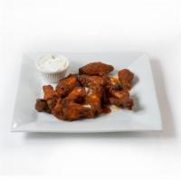 Buffalo Wings · Homemade wings in a hot Buffalo sauce.