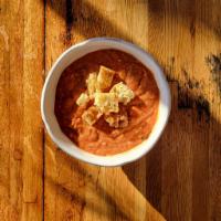 Roasted Tomato & Parmigiano Soup · Roasted in house