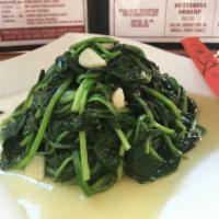 170. Sauteed Spinach with Fresh Garlic · 