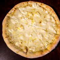 Bianco Pizza · White pizza. Lightly coated with olive oil and spices, covered with mozzarella and ricotta f...