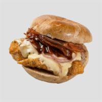 Lasso Sandwich · Chicken cutlet, jack cheese, grilled onions, bacon and BBQ sauce.