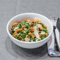 Kale Caesar Salad · Croutons and Parmesan.