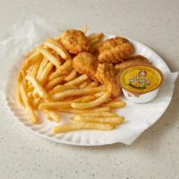 20. Chicken Nuggets · Served with fries and soda.