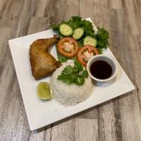 Special Chicken Rice · Crispy skin chicken served with 486 soy sauce and steam rice