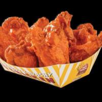 5 Pc Party wings with a honey butter biscuit · 5 pc wings Party wings with a Honey butter biscuit