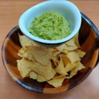 Chips & Guacamole · A creamy dip made from avocado.