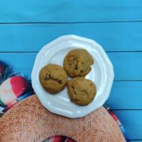 Walnut Chocolate Chip Cookies  · 3 home made cookies