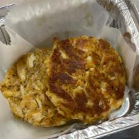 Crab Cakes · Delicious real lump and jumbo lump crab meat , lightly breaded with Cajun herbs and spices. ...