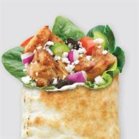 Chicken Souvlaki Pita · Options to build your own pita or go with our suggested build.

Our signature Greek seasoned...