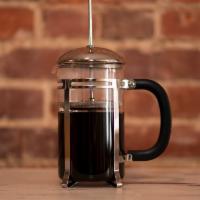 French Press Coffee · Any of our current roasts brewed using a French press.