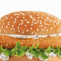 Fish Fillet Sandwich With Fries and Soda · Served with lettuce, tomatoes, pickles, mayo, salt, pepper, onions, and cheese.