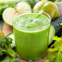 Going Green Smoothie · Kale, spinach, cucumber, banana and pineapple.