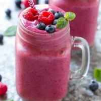 Very Berry Smoothie · Blueberries, raspberries, strawberries and apple juice. 