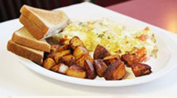 9. American Breakfast · 2 eggs any style, choice of meat, home fries, toast.                                        ...