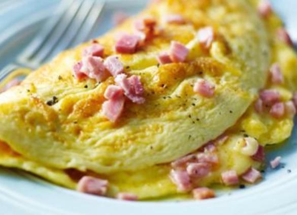 Ham Omelette with Cheese · 