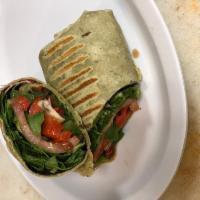 Grilled Veggies Wrap · Assorted vegetables, mixed greens and balsamic vinegar.