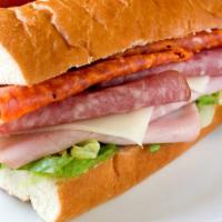 Italian Pepperoni Sandwich · Pepperoni is not only for Pizza!.  try this Boar's Head sliced pepperoni, Provolone cheese, ...