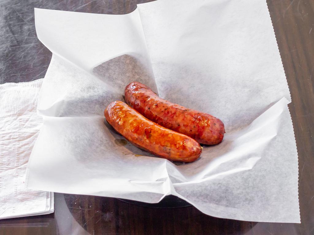 Jalapeno Cheddar Sausage · Ground pork blended with fresh jalapeno and cheddar cheese