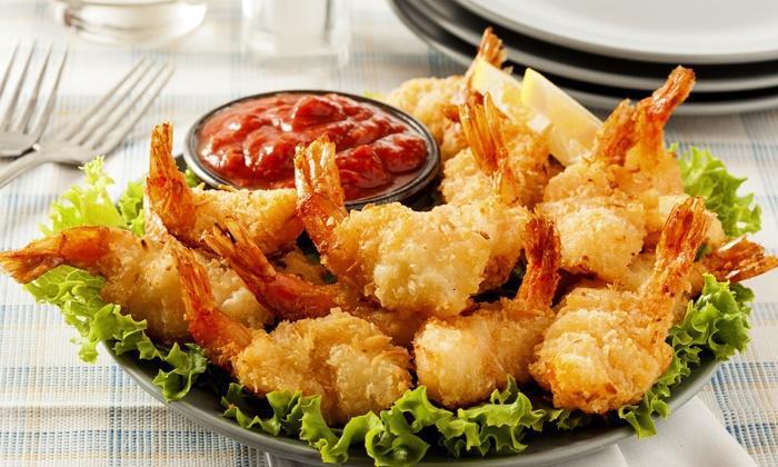 3. Shrimp Pakora · Deep fried shrimp served with onion ring.
