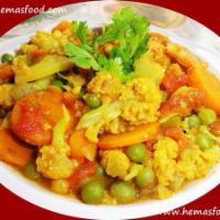 3. Mixed Vegetable Curry · Seasonal vegetables cooked with spices, onions and tomatoes. Served with basmati rice.