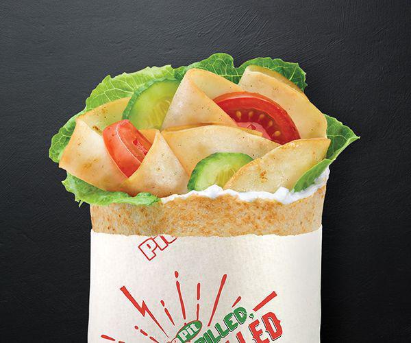Kids Turkey Pita · Choice of 3 toppings, 1 cheese and 1 sauce.