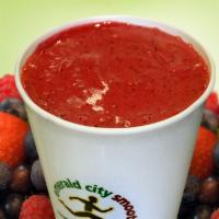 Berry Berry Smoothie · Strawberry, blueberry, raspberry and whey protein.