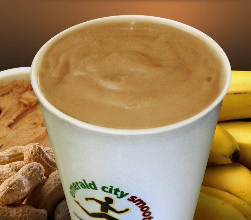 Nutty Banana Smoothie · Nutty Banana is a great combination of banana, peanut butter and protein. Banana, peanut butter, whey protein and nonfat milk.