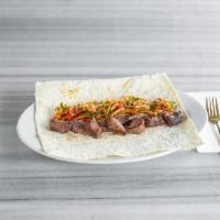 Lamb Shish Kebab Wrap · 