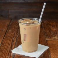 Iced Latte · A shot of espresso with milk over ice. The classic milk and espresso drink.