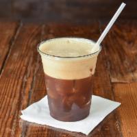 Freddo Espresso · A shot of espresso, whipped to perfection, and served over ice.