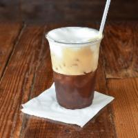 Freddo Cappuccino · A shot of whipped espresso, creamy whipped milk, and a dash of cinnamon. All served over ice.