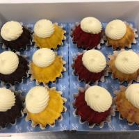 1 Dozen Bundtinis · Available in all ten flavors with our signature buttercream cheese frosting.  The pre-assort...