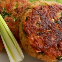 Vegetable Kababs · Chunks of assorted vegetables and spices well kneaded and skewered and cooked in an Indian c...
